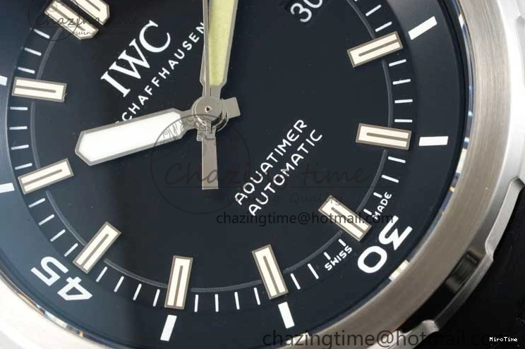 MIROTIME 1229 TechFriendly Aquatimer SS IW3290 RSF 1:1 Best Edition Black Dial on Black Rubber Strap A 7076